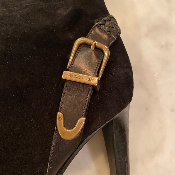 Sergio Rossi Suede Boots - Picture 6 of 7